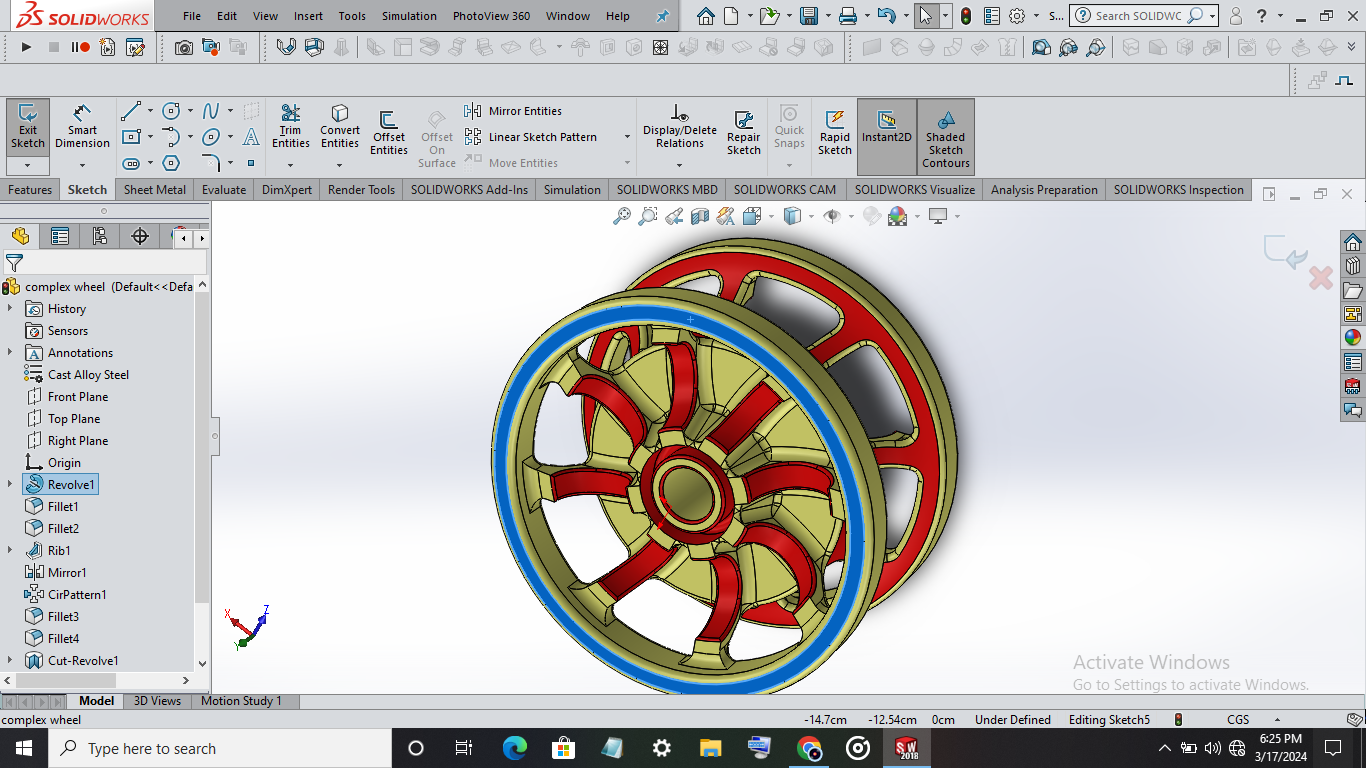 复杂的赛车方向盘